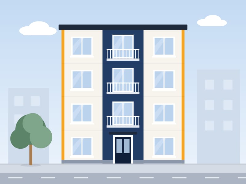 Bozüyük dış cephe boya uygulaması sonrası yenilenmiş apartman cephesi